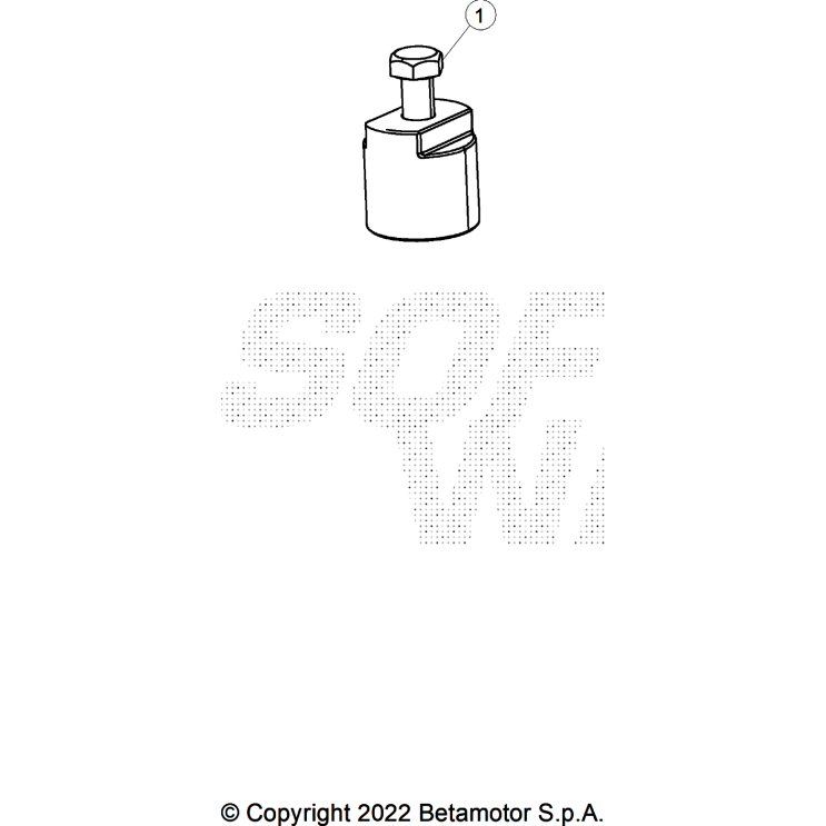 VUE ECLATEE OUTILLAGE SPÉCIAL MOTEUR BETA MOTARD 50 RR BLUE TRACK 2025